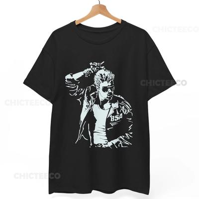 George Michael Shirt Wham Wähle Leben 80er Popmusik Ikone Unisex T-Shirt