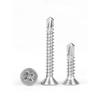 Qiansulun 410SS Cross Recessed Countersunk Self-Drilling Screws