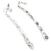 5pcs Vintage DIY Bookmark Charms Flower Antique Silver Plated Zinc Alloy Charms Pendant for Bookmarks Metal Jewelry Accessories