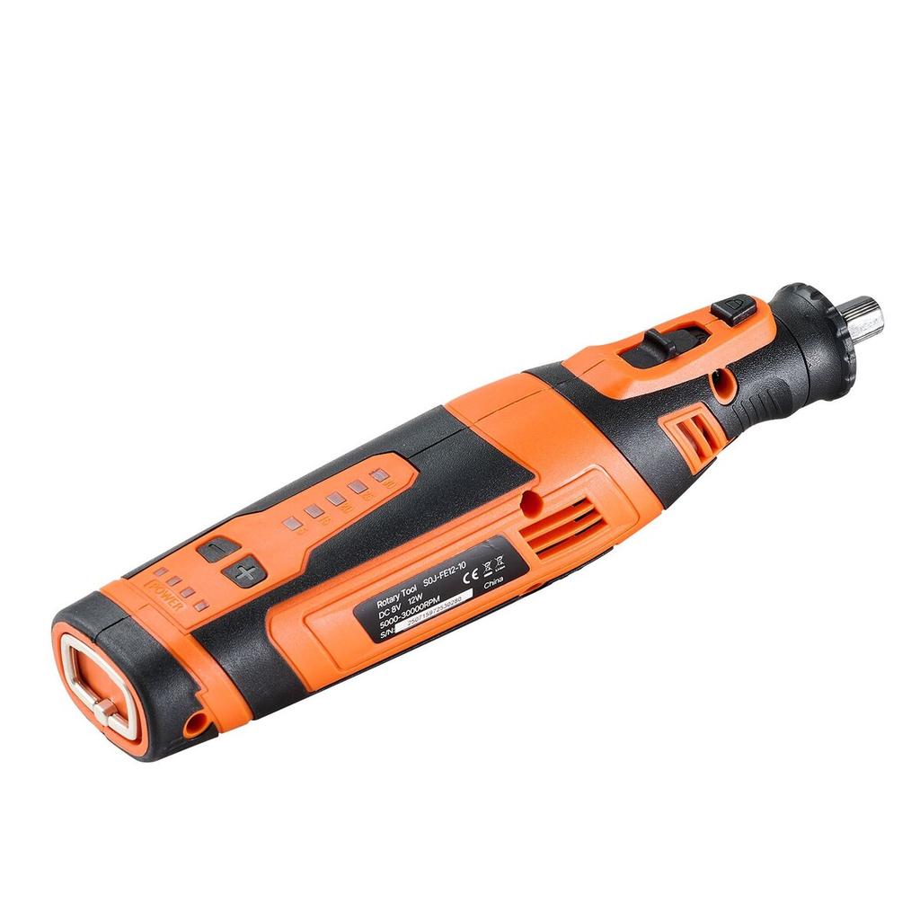 136-Piece Cordless Rotary Tool Kit, DC8V Portable Mini Power Rotary Tool, 5 Speeds 5000-30000RPM Multi-Purpose DIY Tools for Engraving, Sanding,