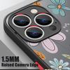 Magnetic Floral Phone Case For iPhone 16 15 14 Pro Max 13 12 Pro 11 For Magsafe Wireless Charge Flowers Soft Edge Acrylic Cover