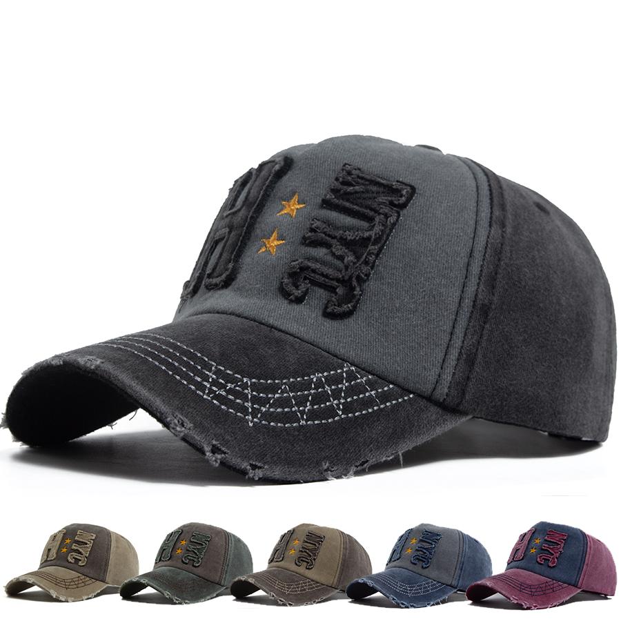 Men Women Baseball Cap Fashion Vintage Washed Cotton Hip Hop Urban Street Style Hat Spring Summer Casual Truck Cap Outdoor Sun Visor Adjustable