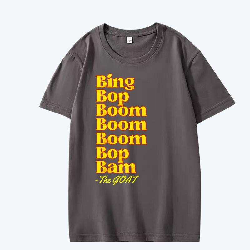 Kendrick Lamar GNX - Bing Bop Boom Camiseta masculina feminina Oversized 100% Algodão manga curta Estampa de verão Unissex sizetops