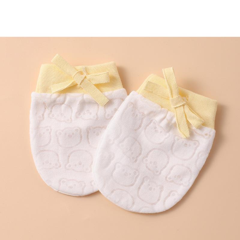 Babyhandschuhe Kratzschutz Gesicht Neugeborene Neugeborene Können Beißen Baby Handschutz Re Baumwolle Frühling und Herbst Modelle