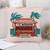 Fall Decor American Vintage Couple Pillow Pillowcases for Pillows x Decorative Cushion Cover Luxury Sofa Cushions Pillowcase