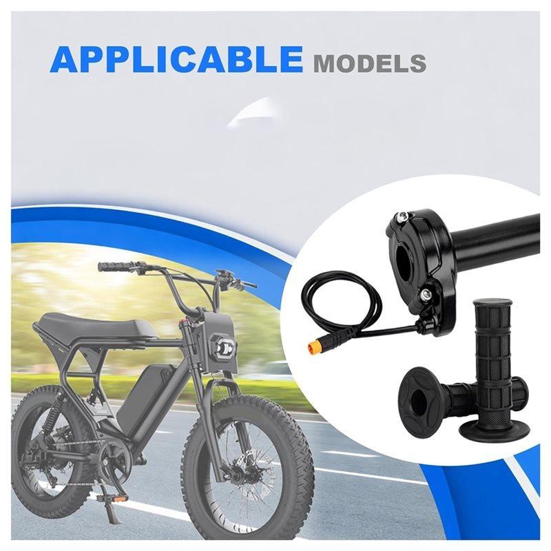 Pełna manetka gazu do roweru elektrycznego Dla Macfox Dla Happyrun Freego Heybike Elektryczny rower terenowy 12V-72V