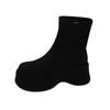 Skinny small short boots women's 2025 new autumn and winter Korean version thick-soled small Martin boots niche design fashion boots