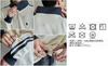 WEGO Unisex US POLO Jersey Outerwear for Cold and Korean Loose and Size Black Men's Fleece, Custom-Made Half-Zip Pullover, Golf, Weather, Fall,