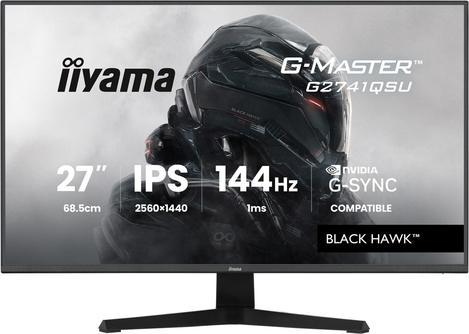 Iiyama G-Master Black Hawk 27 Zoll Qhd Ips Led 16:9 144 Hz Gaming Monitor Schwarz G2741qsu-B1 - Bild 9