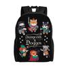 Dungeon Dragon Cats  Backpack for Men Women Cool High School Business Daypack Laptop Computer Canvas Bags Gift