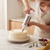 Practical Gifts for Bakers Stainless Steel Cake Icing Dispenser Set, Reusable Baking Tools with Scraper And Buttercream Piping Tool Replaceable