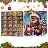 Weihnachts-Countdown-Spielzeug Countdown-Kalender Capybara-Figur Entzückende Heimdekoration Liebenswerte Weihnachtsdekorationen für das Wohnzimmer