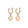 Swarovski Mini Pierced Ingwer Kristall Ohrringe Damen Ohrringe Weiß Roségold 5567528