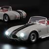 1:22 Shelby Cobra 427 S/C Alloy Roadster Sports Car Model Diecast Metal Classic Retro Vehicle Car Model Sound Light Kid Toy Gift