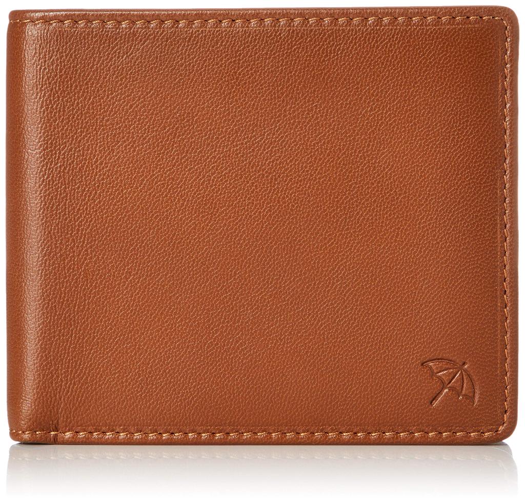 Arnold Palmer Bifold Wallet with Pure Sheepskin Men's Leather, Tan, APS-3312