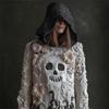 2025 Bestseller: Women's 3D Print Halloween Round Neck Loose Sweatshirt - Soft & Casual