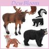 Childrens Animal Figurine Set Pvc Creative Desktop Wildlife Collection For Kids Playroom