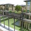 Adjustable Balcony Shelf Metal Railing Planter Holder Hanging Organizer
