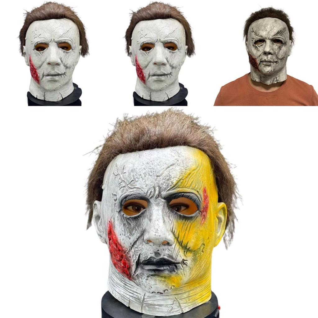 Michael Myers Halloween Horror Latex Mask Costume Cosplay Props