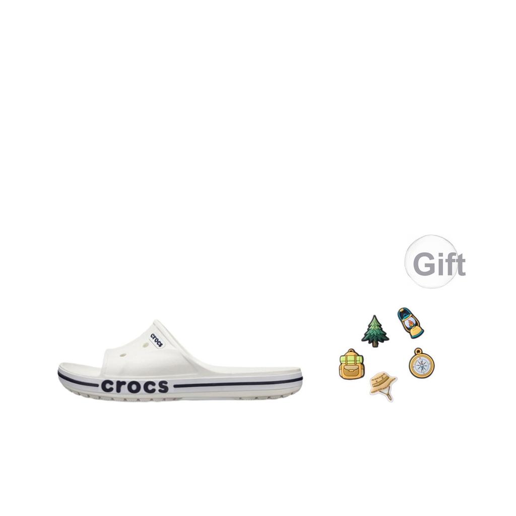 Crocs Bayaband Lässige Strand-EVA-Slipper Unisex-Schuhwerk Weiß 205392-126