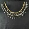 High-End Rhinestone Tassel Anklet: European & American Fashion Jewelry
