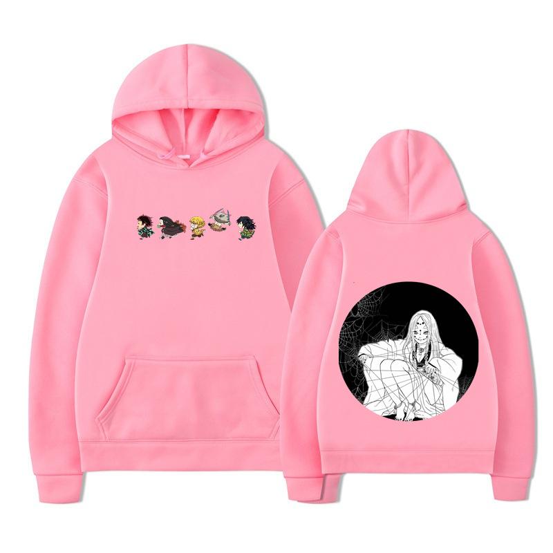 Démonická mikina přes hlavu Demon Slayer Kimetsu no Yaiba Potisk Mikina Pánská Dámská Oversized Ležérní Mikina Streetwear