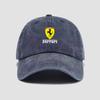 Adjustable Ferrari Emblems Baseball Cap Outdoor Sports Sun Visor Hat For Ferrari Roma 488 Portofino F8 F12 Spider SF90 Superfast