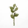 Natural Peach Myrtle Flower Brooch Alloy Floral Jewelry For Women