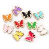 20pcs Small Enamel Butterfly Charms Pendant 10x13mm Alloy DIY Jewelry Making Accessories Findings for Necklace Bracelet Earrings