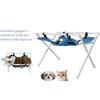 Small Dog Grooming Hammock for Nail Care and Bath Time, Restraint Helper with Head and Limb Opening, Hanging Strap, Pet Grooming Aid