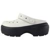 Lightweight Round Toe Clogs Unisex Footwear Black White 209347-1HR