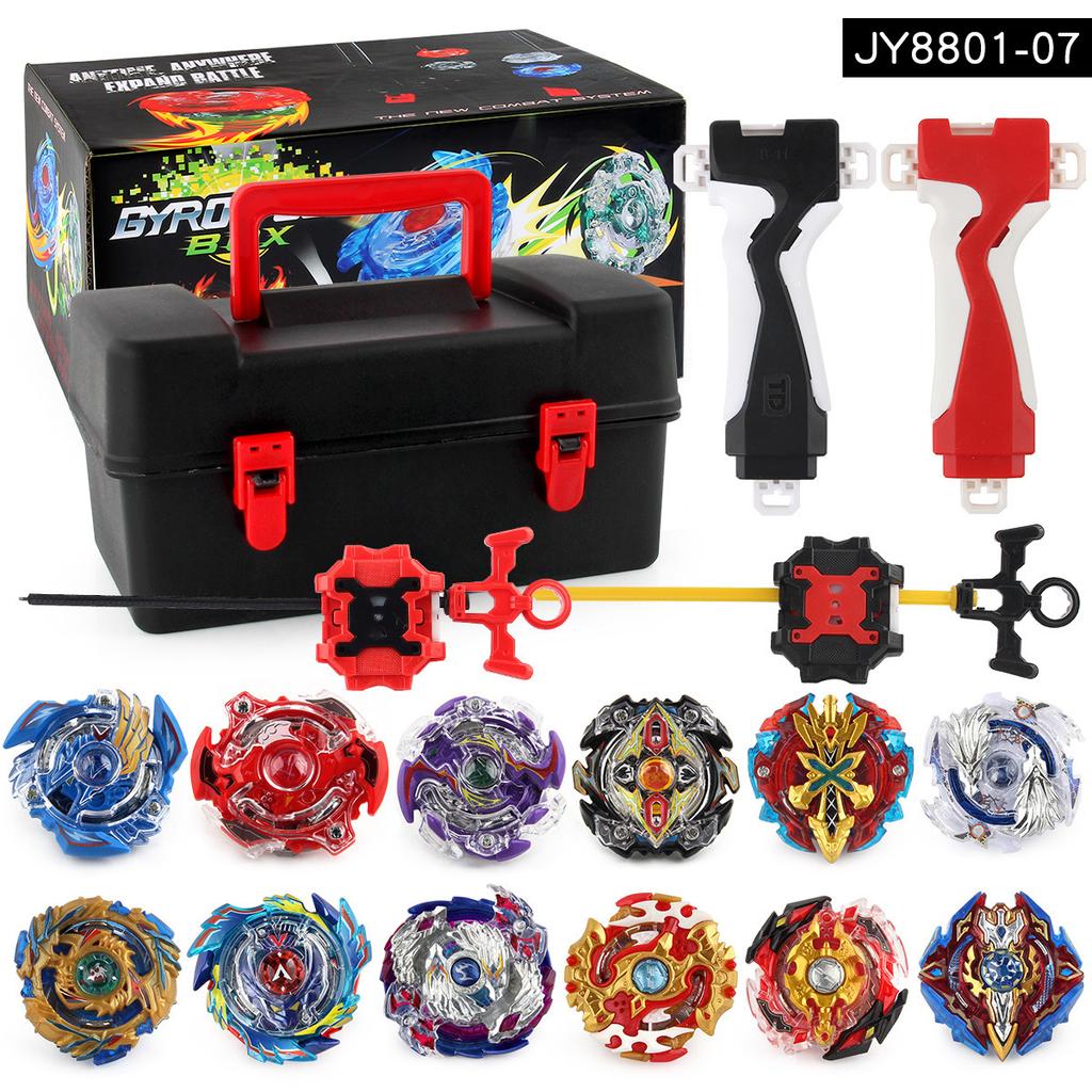 Supply 12 Crack Gyro Attack Sets, With Two-Way Launcher Combat Gyro Toolbox Gift