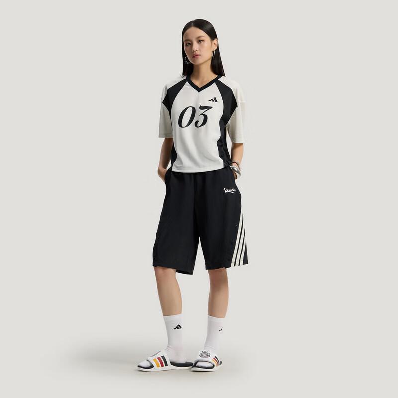 adidas Pantalones Cortos Deportivos de Moda Versátiles para Mujer