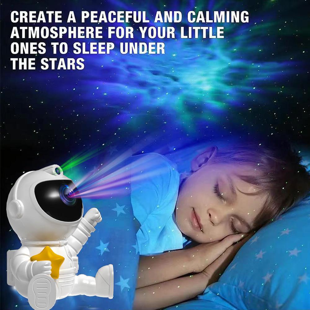 Star Galaxies Projector LED Night Light Starry Sky Astronaut Porjectors Lamp For Decoration Bedroom Room Decor Children Gifts