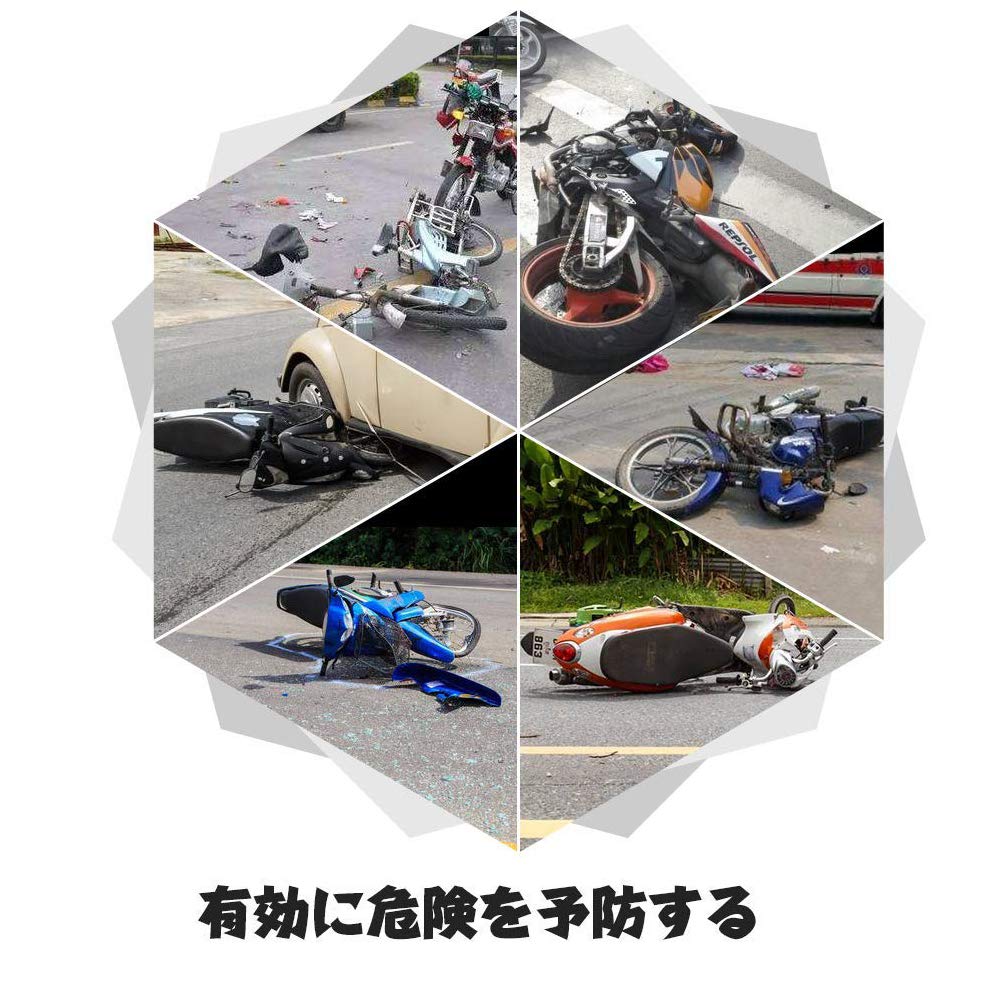 Karun [Set of 2] Motorcycle Mirror Bar End Mirror Bar
