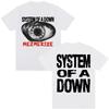 System of a Down Mezmerize Album Eye Clock Graphic T-Shirt, Unisex Rock Streetwear Casual Cotton T-shirt