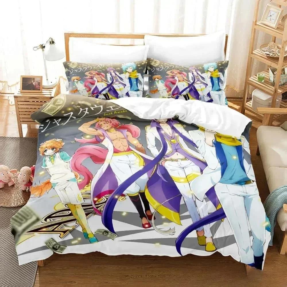 Anime Parure De Lit Bed Show By Rock! Bedding Set Single Twin Full Queen King Size Bed Set Adult Kid Bedroom Duvet Cover Sets