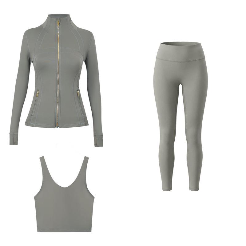 Women`s Lulu Gold Jacket, U-Back Tank