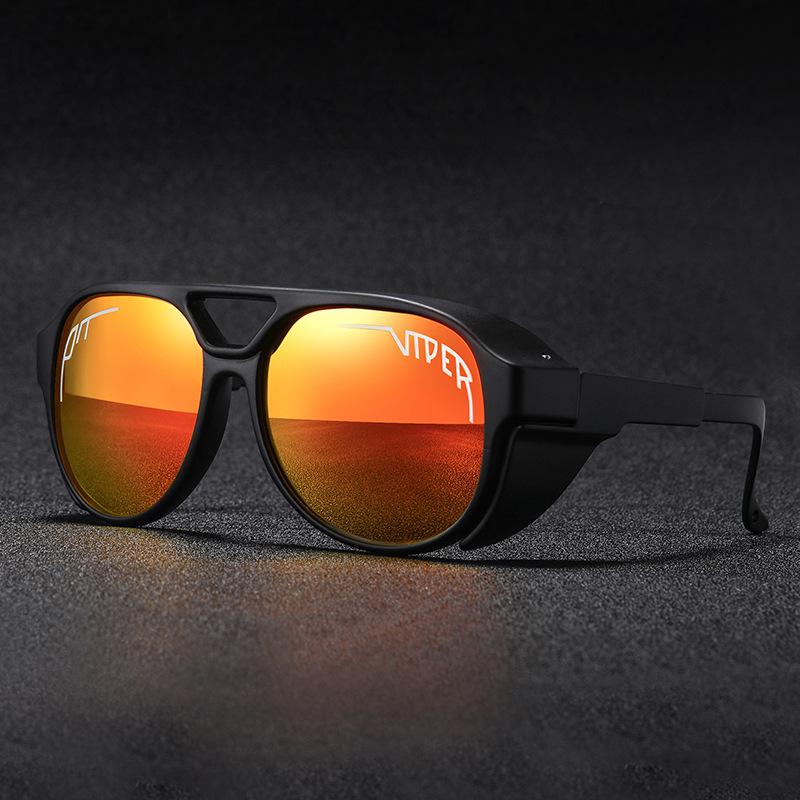 Pit Viper Polarized Windproof Cycling Sunglasses – European & American Outdoor Sports Style