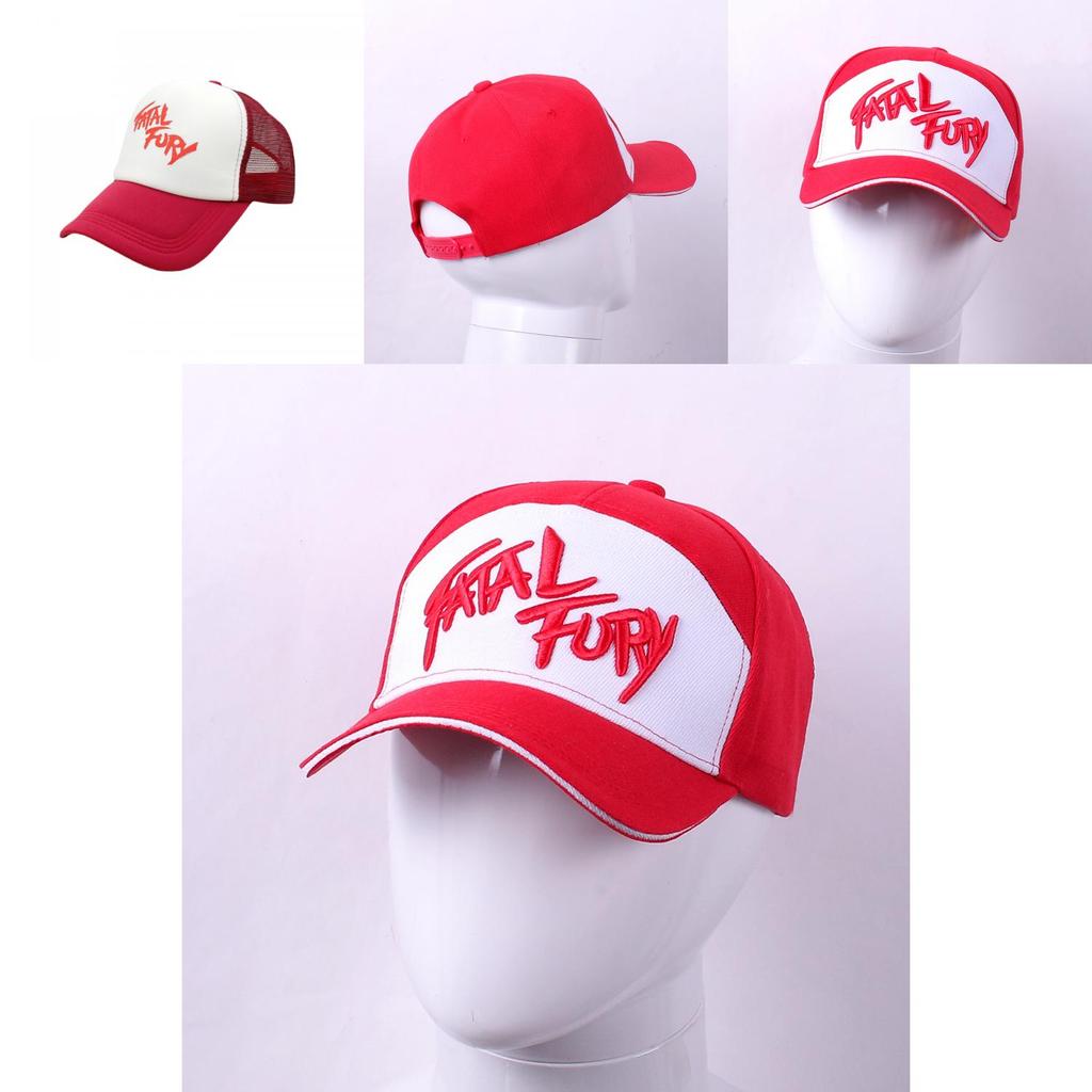 Șapcă de Baseball din Bumbac Brodată Terry Bogard din Fatal Fury Stil Hip Hop