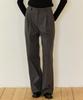 OURHOPE Soft Brushed Touch One-Tuck Pants - Charcoal