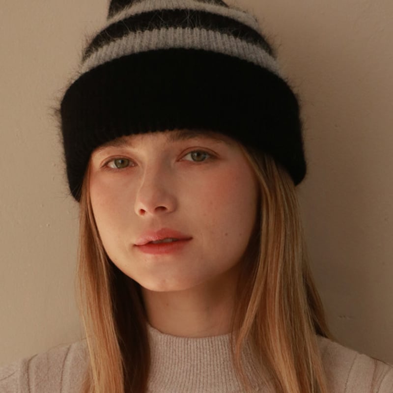 

Less is more FO beanie hat_4 colors gray