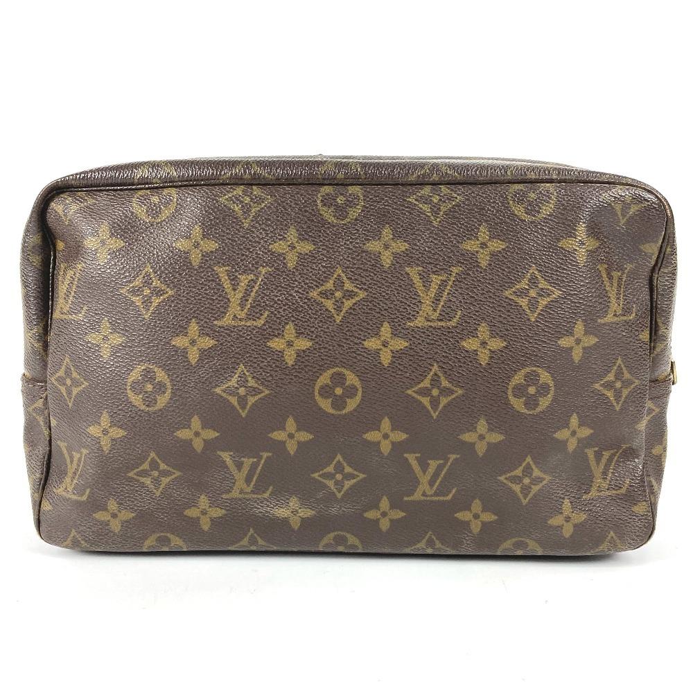 Louis Vuitton  M47522  Monogram Trousse Toilette 28 Cosmetics Pouch Clutch Bag