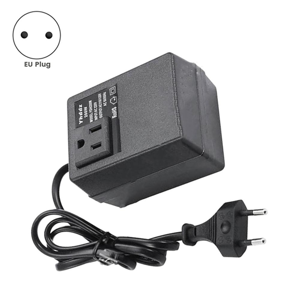Transformator Convertor de Tensiune 200W EU la US - Transformator Coborâtor 220V la 110V Monofazat Adaptor de Călătorie Stecher EU