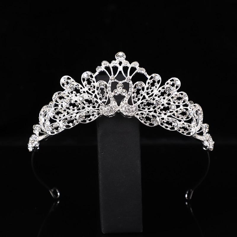 Cross-border Bridal Headdress Set: Headband, Necklace & Earrings - Women s Birthday Crown Accessories