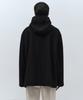 Musinsa Standard Wool Blend Oversized Hooded Short Coat [Black]