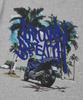 BROWNBREATH Tag Palm Circuit Tee - Melange Gray