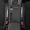 yxkpz10 2Pcs Car Seat Gap Filling Plug Cushion Side Seam Leak Proof Strip For Nissan Qashqai Juke Pulsar Sentra Altima Patrol Micra Rogu
