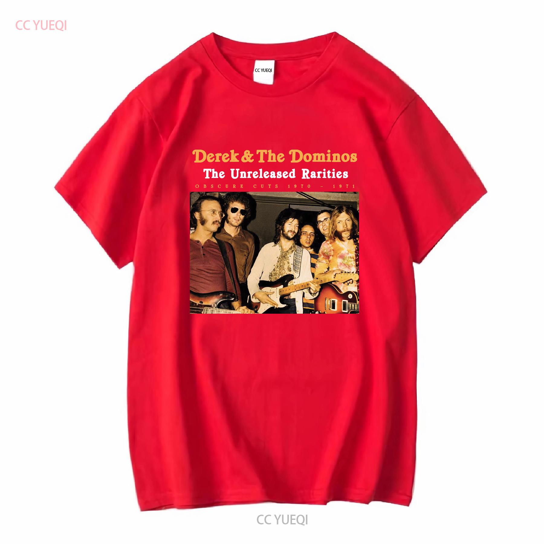 Eric Clapton Derek and the Dominos Concert Men T shirt Black S 5XL YY942 vintage Washed Unisex Stretched Slightly streetwear S