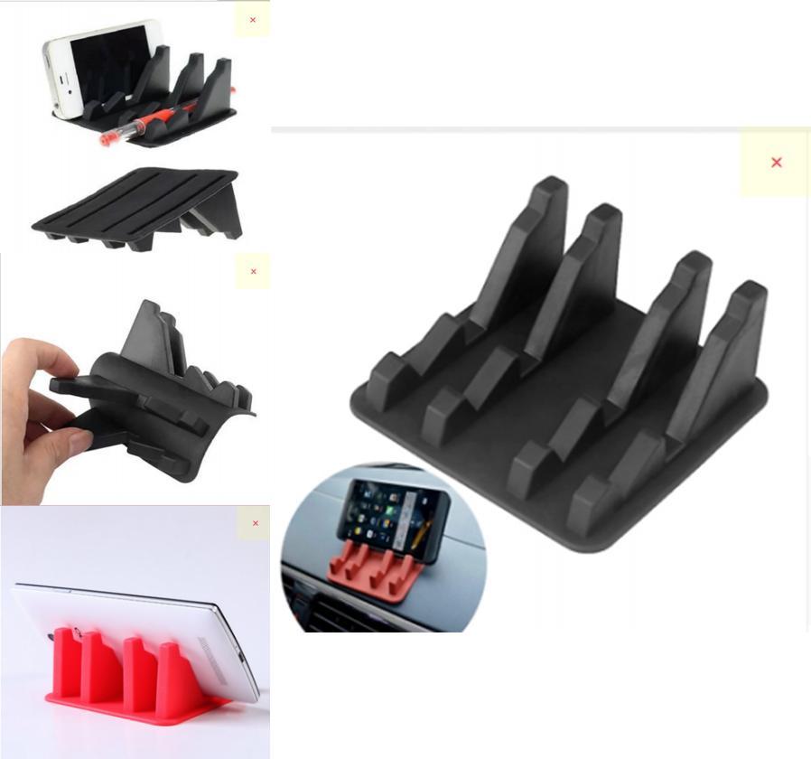 Universal Car Mount Pyramid Design Anti-slip Pad Gps Holder For Huawei Samsung Iphone Tablet